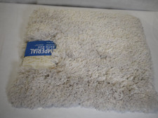 Popular Bath Imperial Bath Rug 20" x 32" Non Skid 100 Microfiber Light Grey