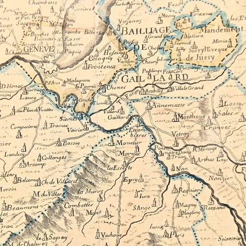 Carta Corografica degli Stati di S.M.Re di Sardegna del 1772, Chorographic map - Foto 3 di 12