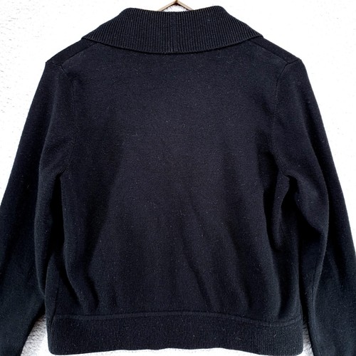 Josephine Chaus Damen Long Strickjacke Pullover vorne offen Größe M Viskose schwarz - Bild 16 von 17