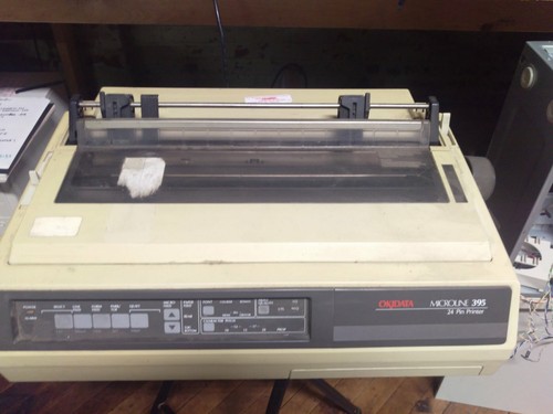 OKI Microline 395 GE8286A 24 Pin Dot Matrix Printer  - Picture 1 of 3