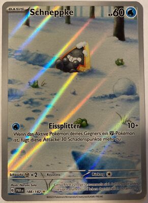 Pokemon Schneppke Art Rare | Deutsch 188/182 Paradox Rift | Near Mint