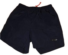 Vintage Double Logo Champion Swim Trunks Blue Red Men Size XL