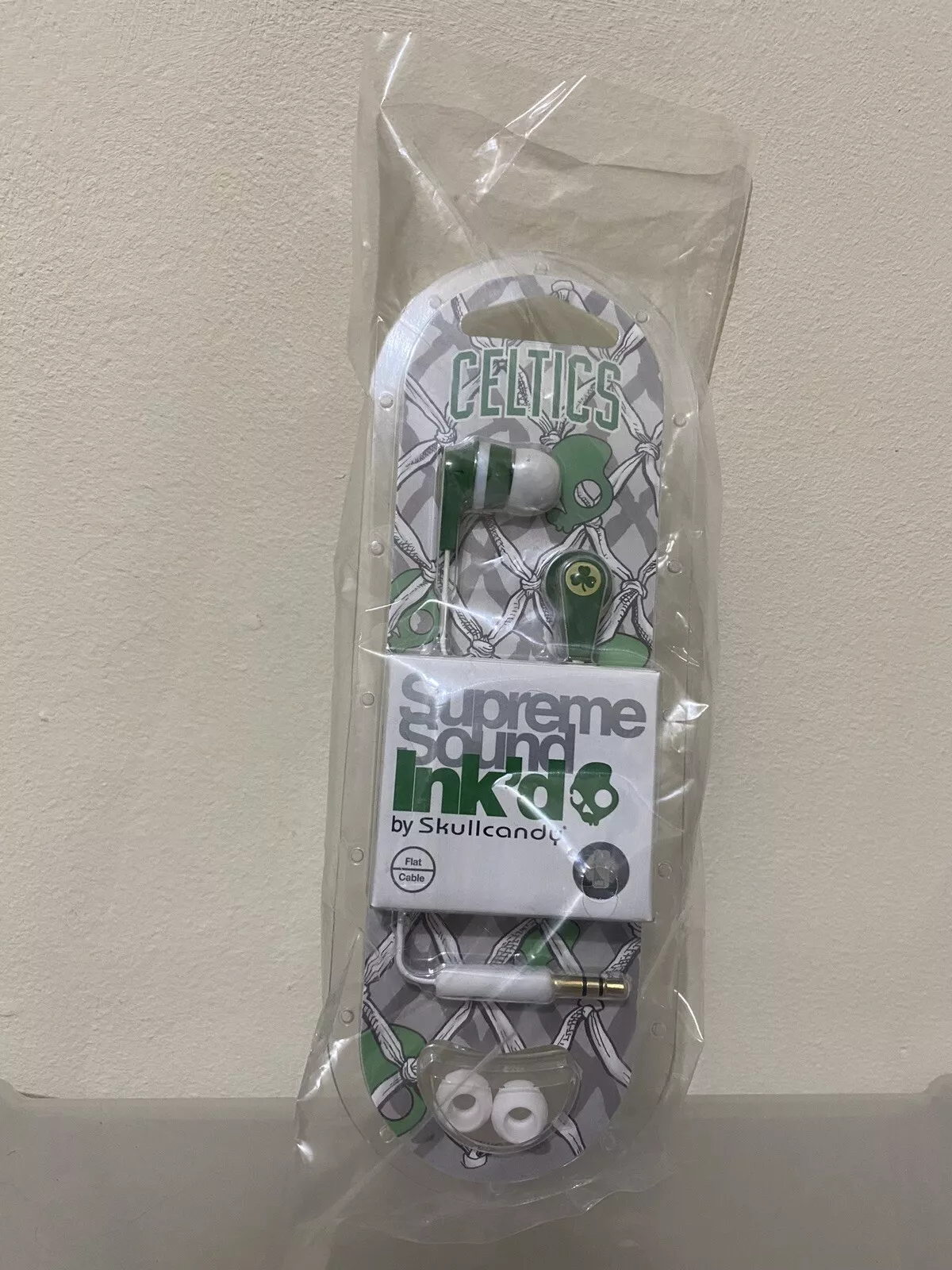 Écouteurs Skullcandy Ink’d Supreme Sound   édition limitée NBA Celtics