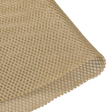 Speaker Grill Cloth 0.5x1.45M Polyester Fiber Stereo Mesh Fabric Light Khaki