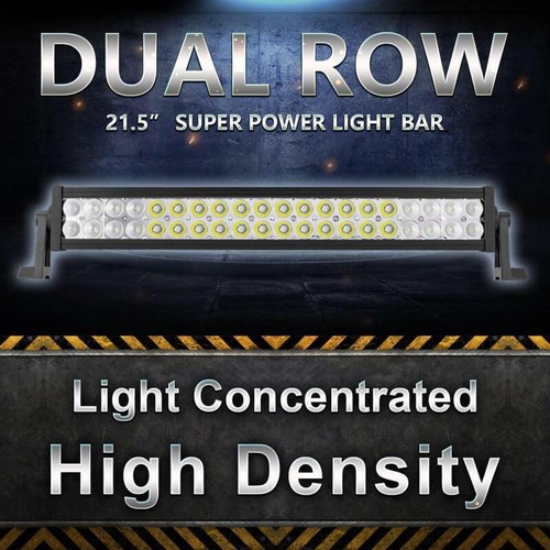 22 inch 280W LED Light Bar Spot Flood Bumper Driving Offroad 4X4 UTE Boat 24" - Foto 8 di 12