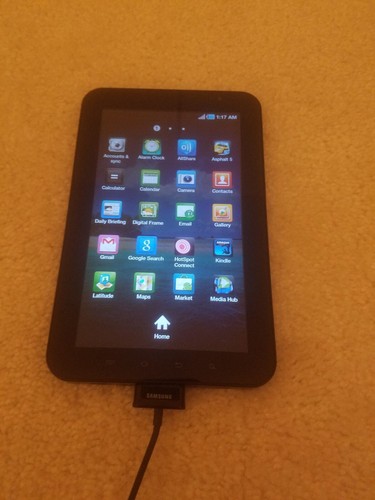 Samsung Galaxy Tab SGH-T849 16GB, Wi-Fi 3G (T-Mobile), 7in - Black - Afbeelding 2 van 12