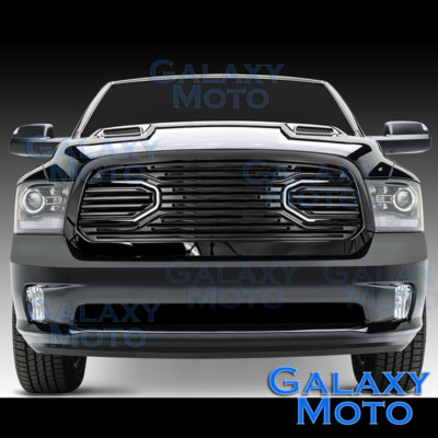 #ad Front Hood Big Horn Black Replacement GrilleShell for 13 17 Dodge RAM 1500 $220.96