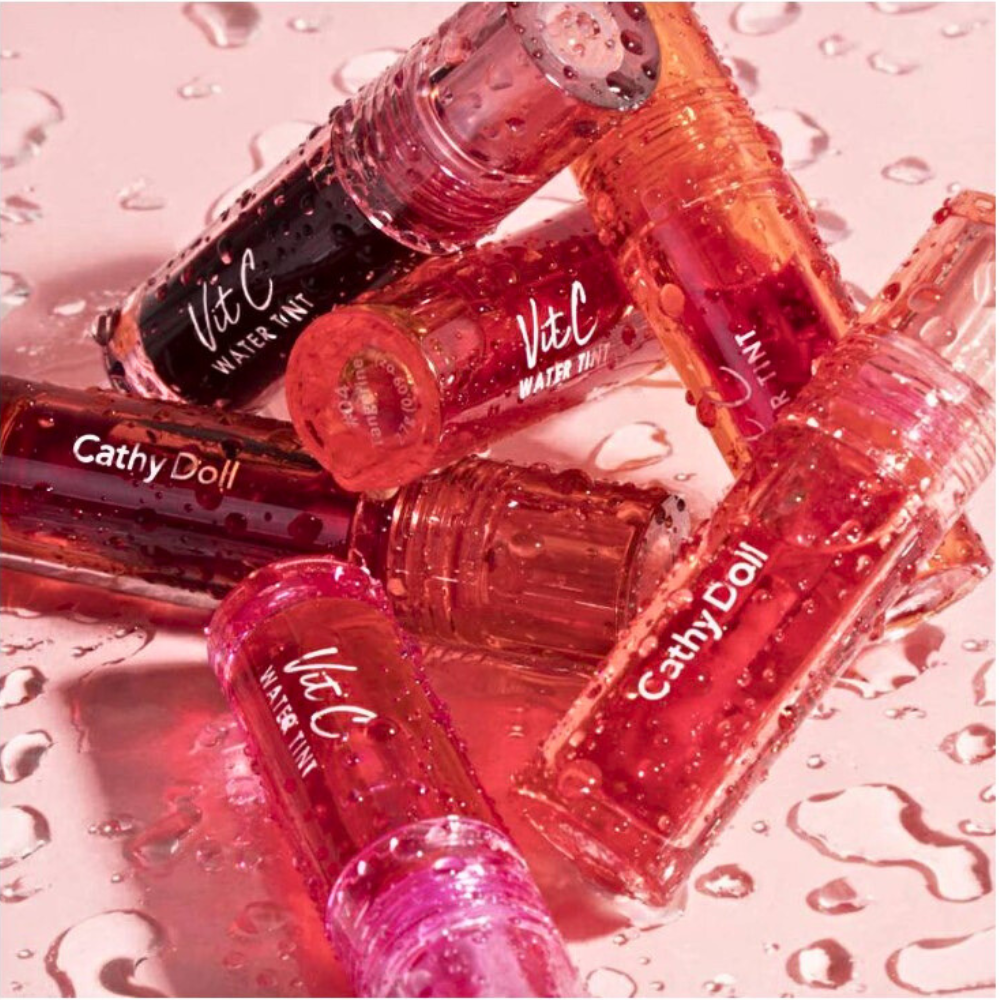 Cathy Doll Vit C Water Tint Long Lasting Color Beautiful Noisturizing Lips  2.7g