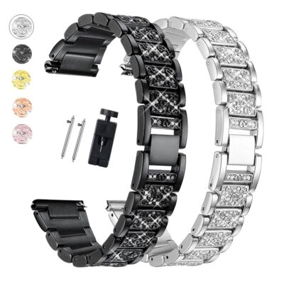 20 mm Diamond Strap for Samsung S3 Huawei GT2 Pro Amazfit