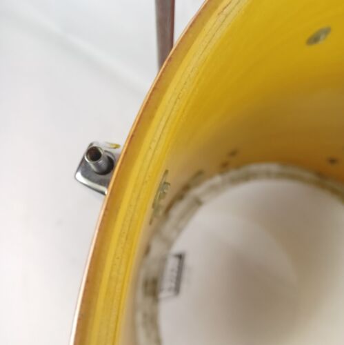 Ludwig 16x16"Mahogany Stain Floor Tom Drum Blue/Olive Vintage 70s 6Ply Maple USA - Picture 14 of 15