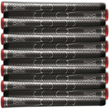 SET OF 13 WINN DRI-TAC STANDARD SIZE GOLF GRIPS 5DT-DG. Black/Grey