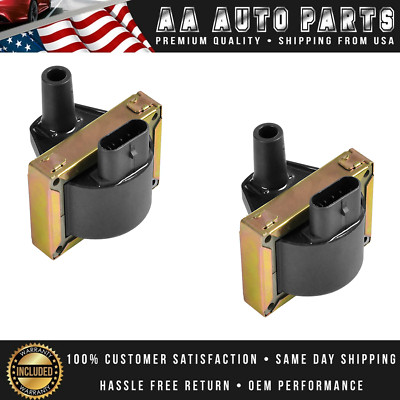 Set of 2 Ignition Coil for 1989-1995 Jaguar XJS 5.3L 6.0L V12 UF136