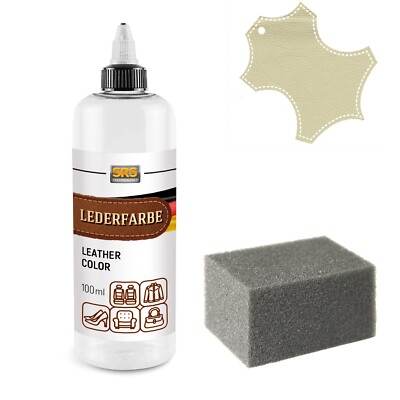 Lederfarbe für BMW Dakota elfenbeinweiß Leder und Kunstleder Reparatur Leather