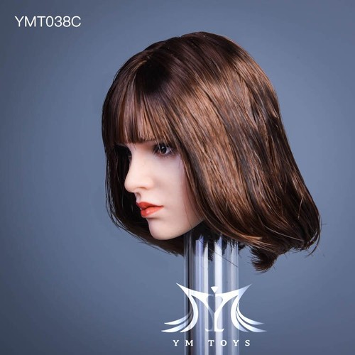 YMTOYS 1/6 YMT038 Marty Girl Head Carved Fit 12'' Suntan TBLeague JIAOU Figure - Picture 4 of 18