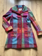 AVOCA IRISH TWEED CHECKED COAT-SIZE 1 (UK 8-10)..FULLY LINED