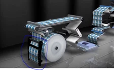 New HP Indigo Packer Arm and motor for presses 4500, 4600, 6X00, and 8000