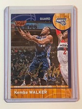 2013-14 PANINI NBA HOOPS BASKETBALL BASE PARALLEL GOLD FOIL AUTO KEMBA WALKER