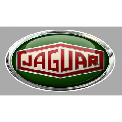 JAGUAR Laminated Vinyl Sticker (Optical Illusion)