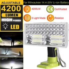 40W 4200LM Outdoor LED Work Light for Ryobi 18V ONE+ Li-ion Ni-Cad Ni-Mh Battery