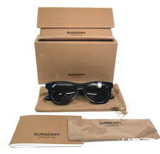 Burberry Sunglasses B4426-F 3001/87 Gloss Black Gold Asian Fit 50-21-145