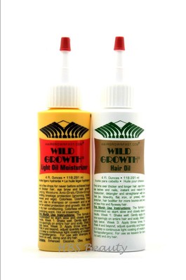 Wild Growth Hair Care System 4 Oz Hair Oil S Detangler Or
