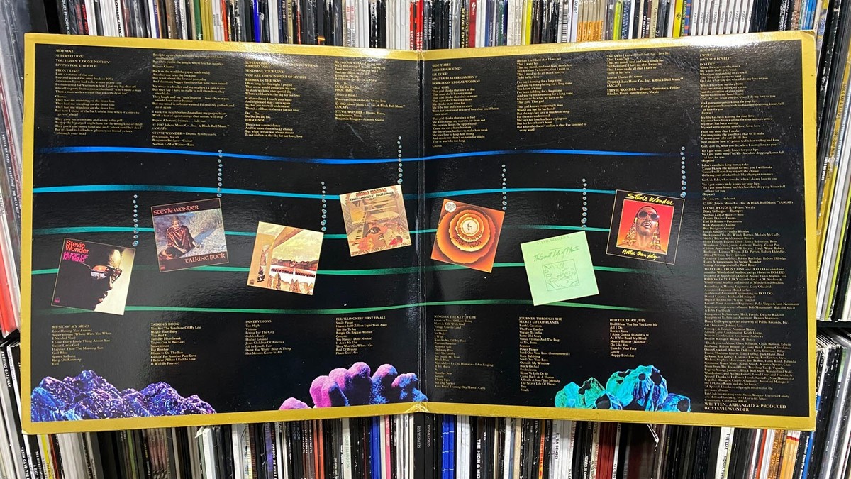 STEVIE WONDER - THE ORIGINAL MUSIQUARIUM I (VINYL 2LP) 1982!! RARE