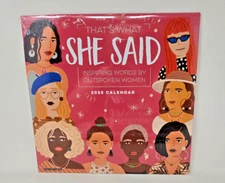 NEW! 2025 THAT'S WHAT SHE SAID Wall Calendar by Willow Creek Press 12x12