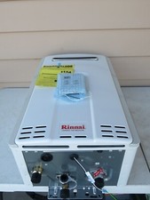 Rinnai V65EN 6.5 GPM Residential Outdoor Natural Gas Tankless Water Heater  White for sale online | eBay