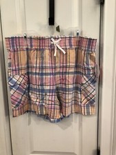 Wonder Nation Girls Pull-On Shorts Plaid Size XL 14-16 Plus NWT Sku WR