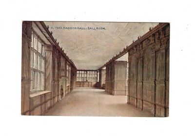 AK Ansichtskarte Haddon Hall / Ball Room / England