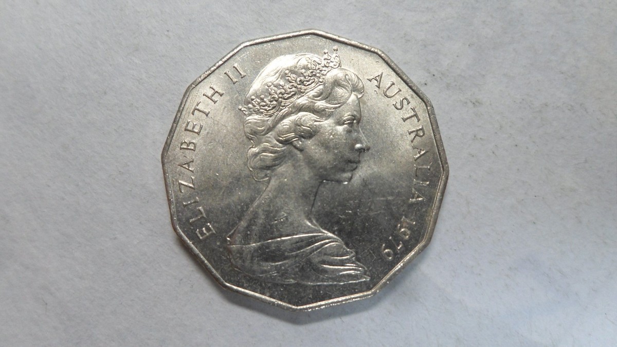 Australia 50 Cents Early Date 7Pcs, 1969 1971 1974 1975 1976
