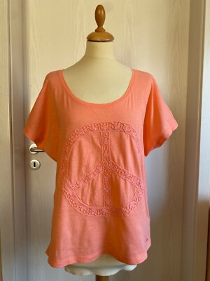 Shirt Peace Oversize von Tom Tailor  Gr. XS / S /M - wie neu!