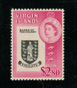 Virgin Islands 158 MNH VF+, A Beauty