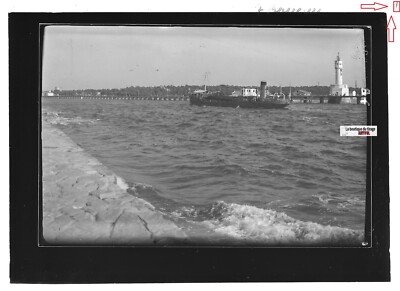 Plaque De Verre Photo Ancienne 13x18 Cm - Colmar Douane - Positif Noir Et Blanc