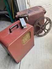 AMPRO 568 Projector in case, with speaker, wires, take up reels - Nice condition