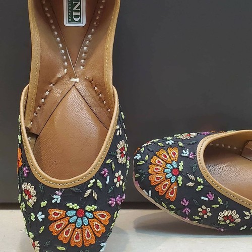 Punjabi Jutties Flats Indian Shoes 
