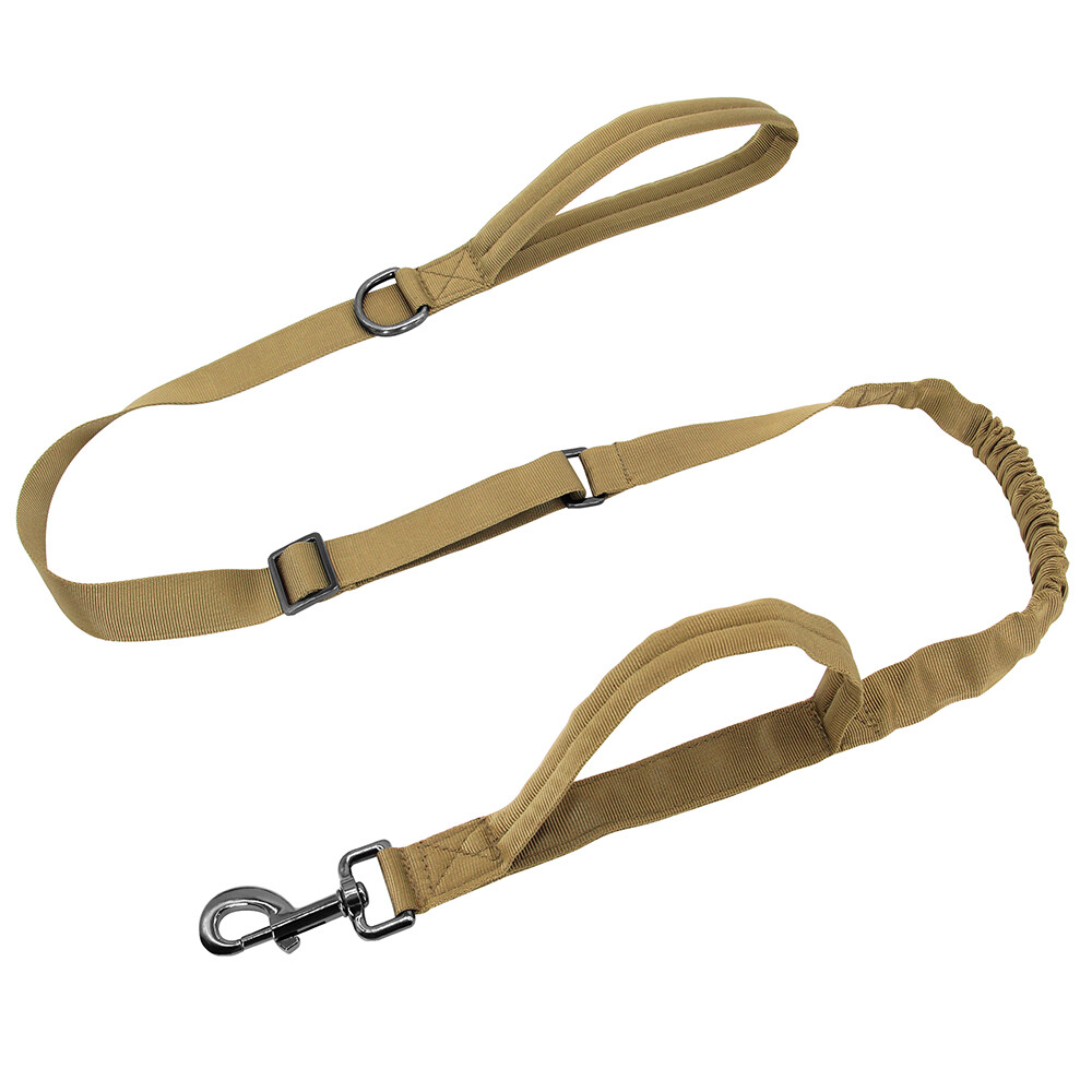 Plutus Pet Taktische Hundeleine Mit Bungee & 2 Griffen – Reflektierend, Karabinerverschluss, Für Mittlere/große Hunde