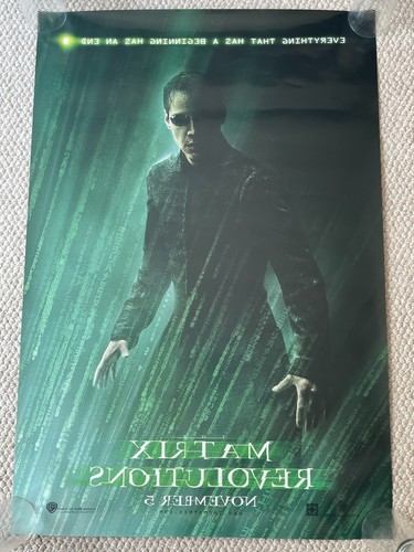 Matrix Revolutions 27" x 40" Original 2003 DOPPELSEITIGE Filmplakate 4er Set - Bild 13 von 20