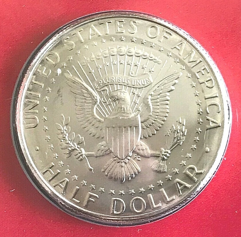 2008 P D  Kennedy Half ~ Satin Mint Strikes ~ Original Mint Wrapper  - Image 3 of 3