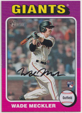 2024 Topps Heritage #179 Wade Meckler RC San Francisco Giants