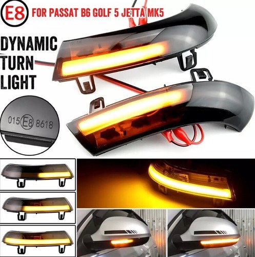 INTERMITENTES DINAMICOS LED PARA ESPEJO RETROVISOR VW GOLF V,PASSAT,EOS... | eBay