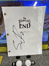 Simon Pegg Signed Autographed "The World's End" Full Movie Script COA Authentic