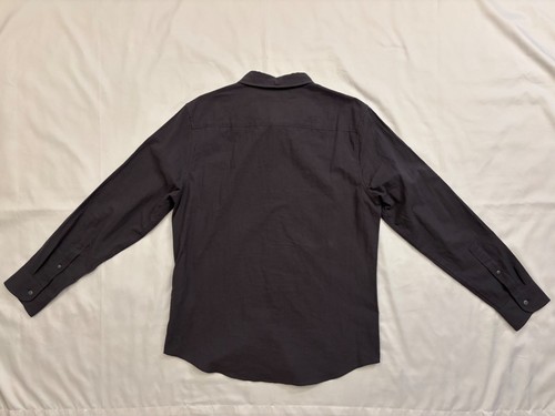 Camisa de manga larga perfecta de algodón arrugado Madewell para hombre, Thunder Cloud, mediana - Imagen 11 de 11