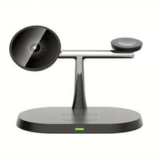 MagSafe 3-in-1 Wireless Charging Stand for iPhone 16 15 14 13 12 Watch AirPods