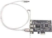 3 Ports PCI Express 1X to External IEEE 1394 Firewire Expansion Card and Cable