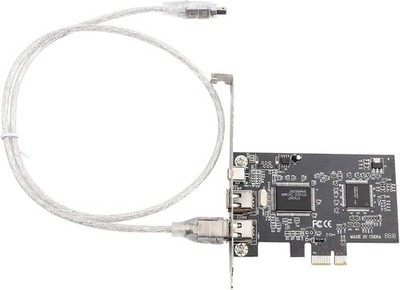 3 Ports PCI Express 1X to External IEEE 1394 Firewire Expansion Card  and Cable