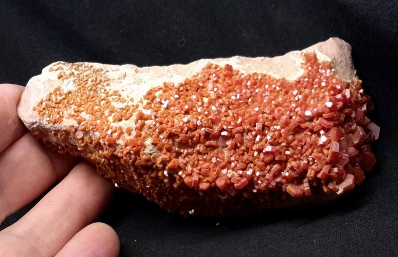 4" VANADINITE from Mibladen, Khénifra, Morocco.