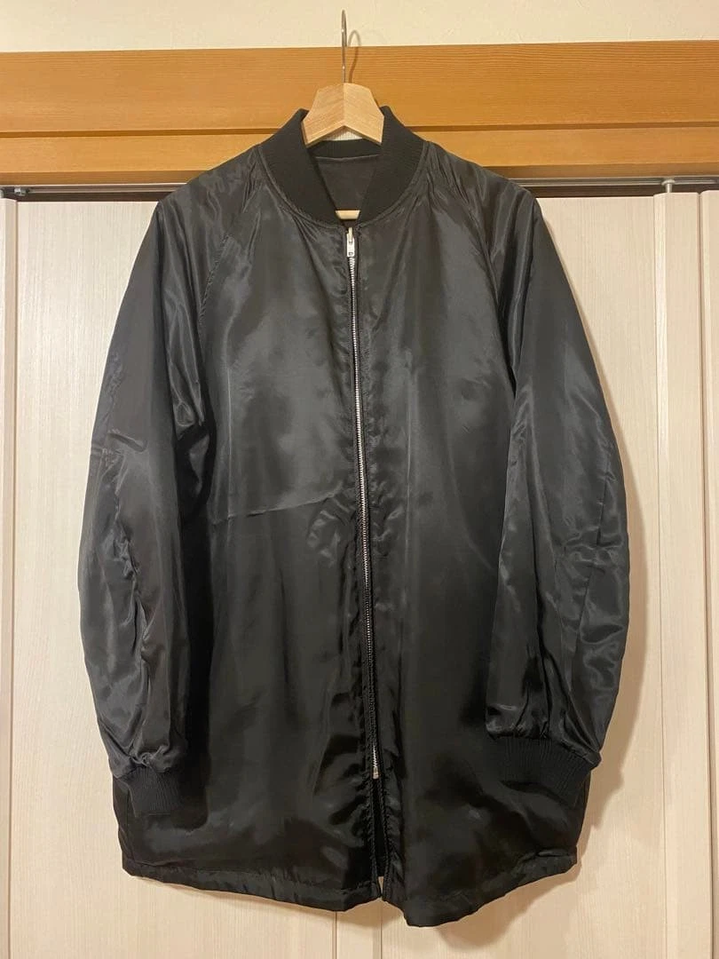 FACTOTUM FOH Sukajan Jacket Satin Bomber Model FOH Size M Black Edition image 3