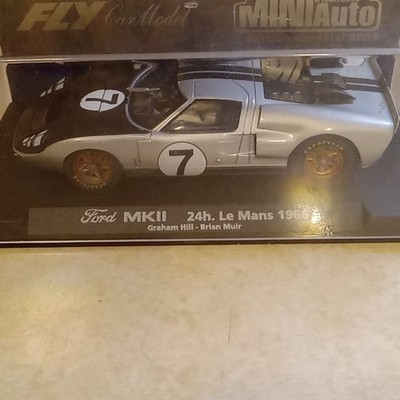 Fly 96012 E181 Slot Car Ford MkII #7 24H Le Mans 1966 Mini Auto G.Hill-B.Muir NM