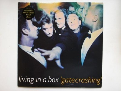 Living In A Box Gatecrashing LP Chrysalis DCDL1676 EX/VG 1989 with free limit...